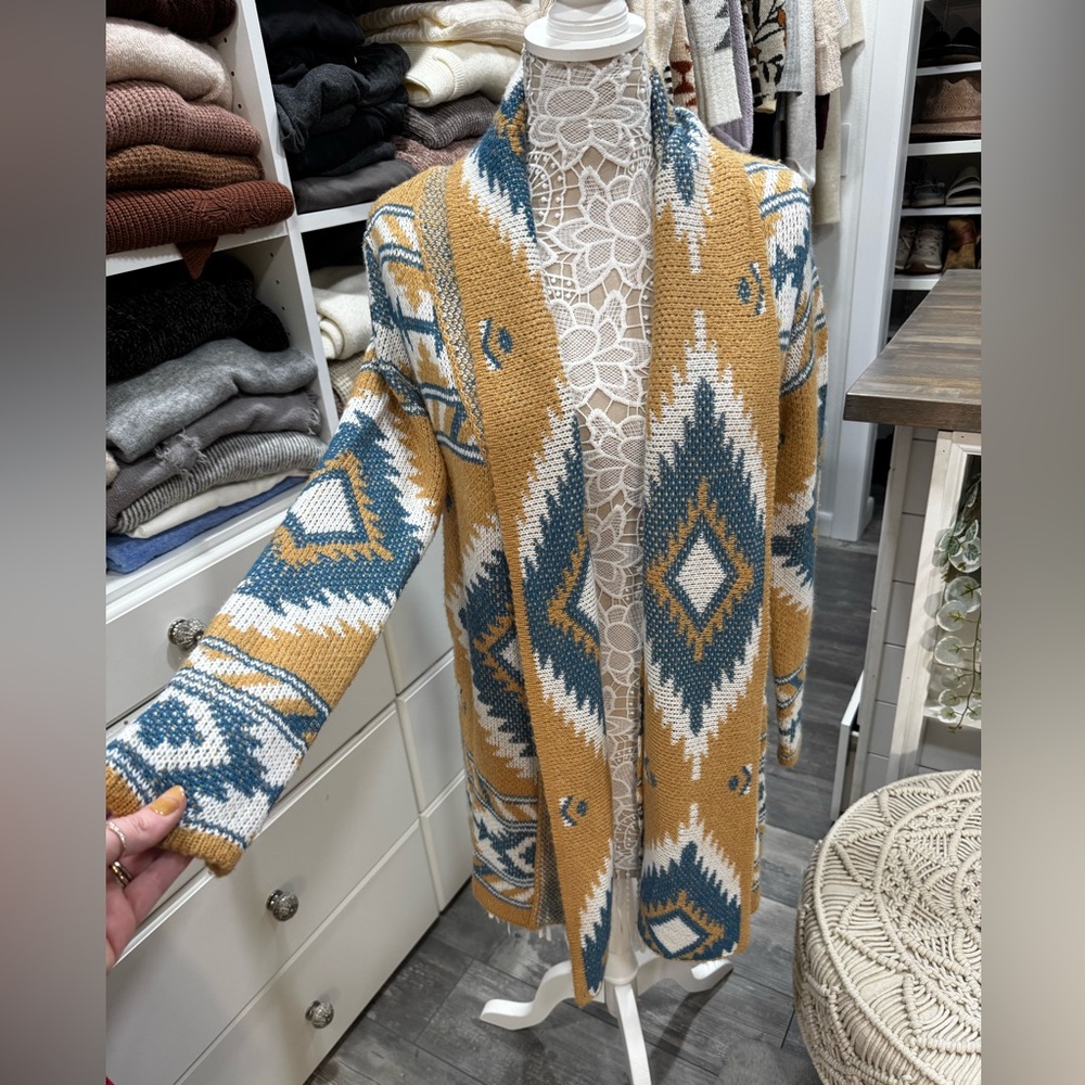 Aztec/Geometric Cardigan